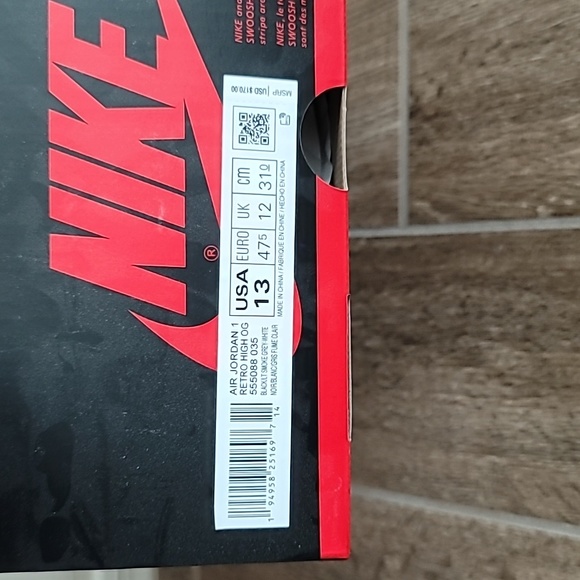 Nike Air Jordan 1 Retro High OG sz 13 main image 4